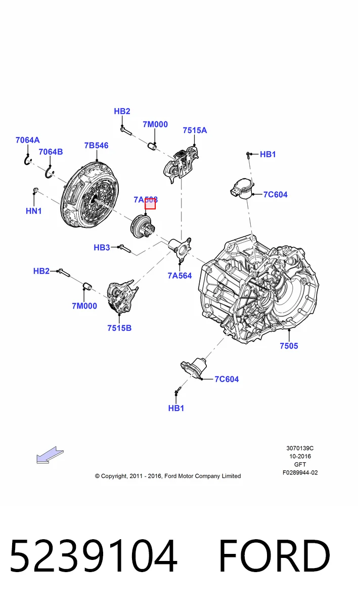 Comprar Cojinete de embrague Ford ECOSPORT  