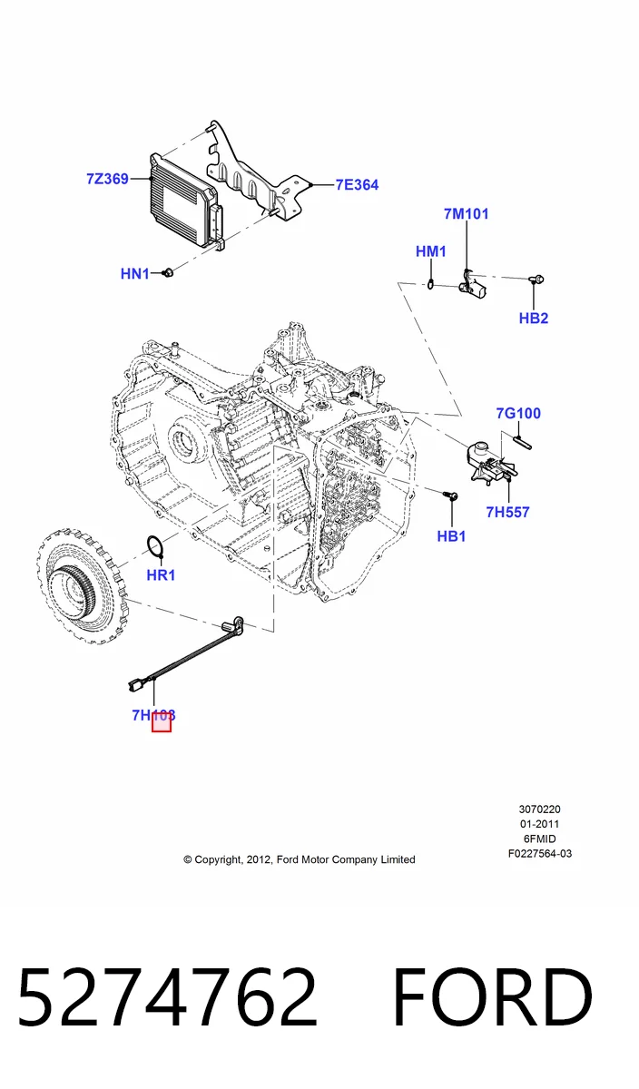 Sensor velocimetro Ford Explorer SUV (U5) (2011 - 2019) precio, desde 37,02 EUR