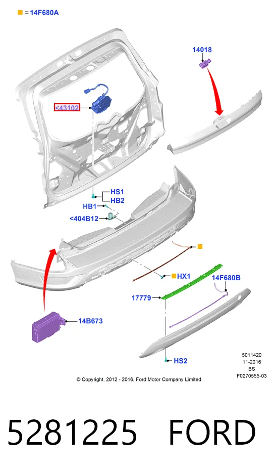 5281225 Ford