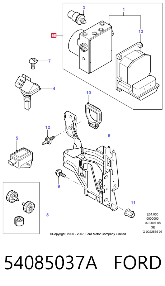 Módulo ABS 0265225340 Bosch
