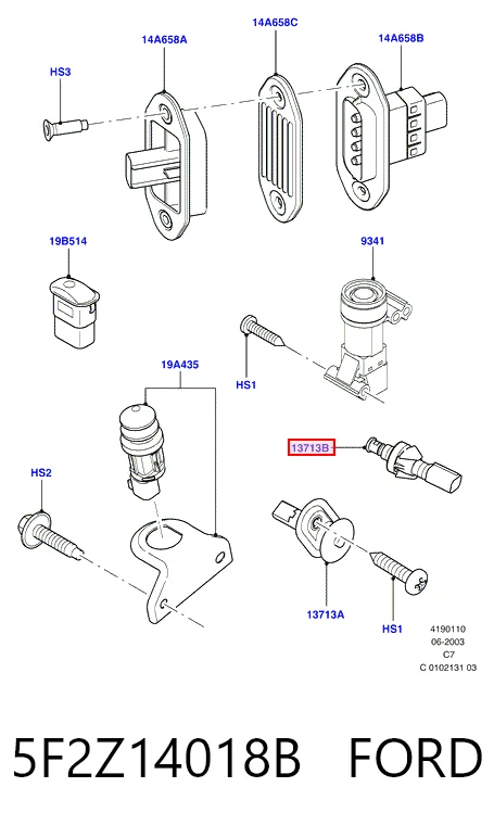 Comprar 5F2T14045AC Ford Rejilla frontal