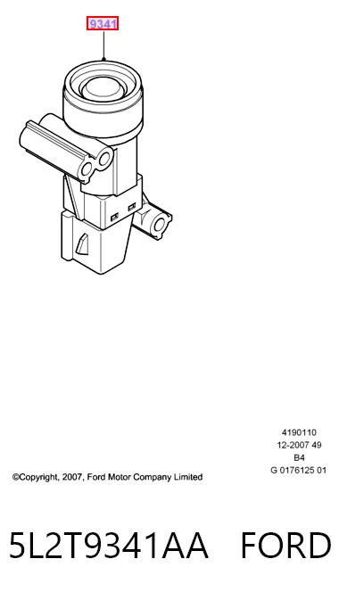 5L2T9341AA Ford 