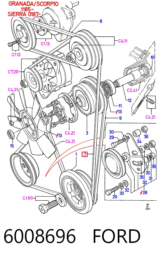 1180173 Deutz Correa poly v