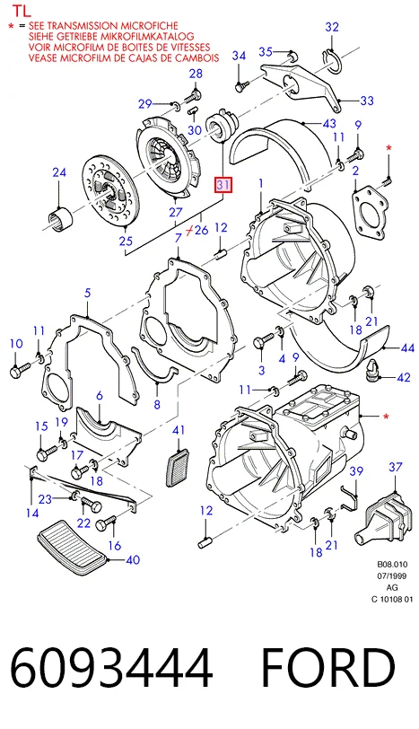 Collarin de embrague Sachs 3151810004