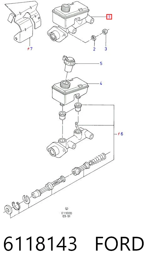 Comprar 0204123098 Bosch Cilindro maestro de frenos