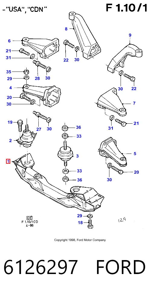 Puente delantero para Ford Sierra GBC