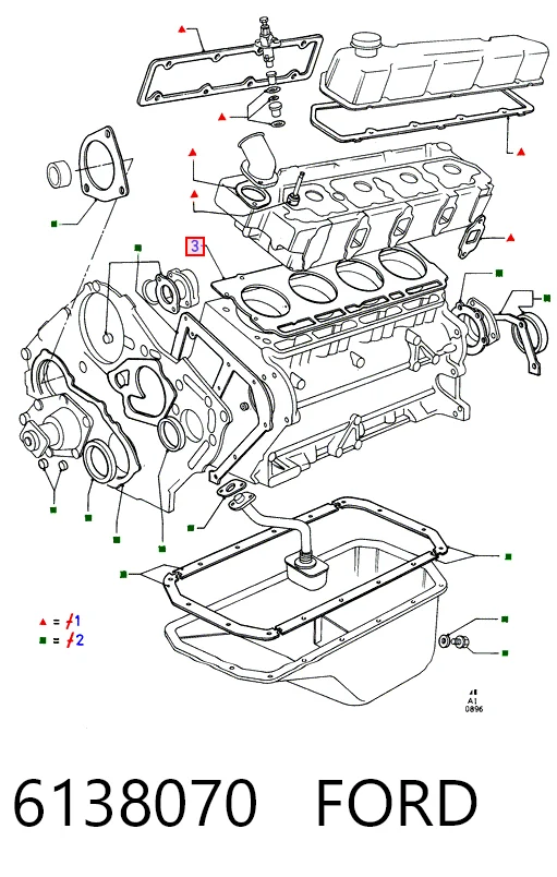 Juntas de culata Ford Transit III plataforma a bordo (V) (1977 - 1986) precio, desde 16,17 EUR