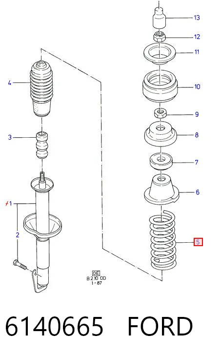 Comprar Muelles delantero Sierra  GBC