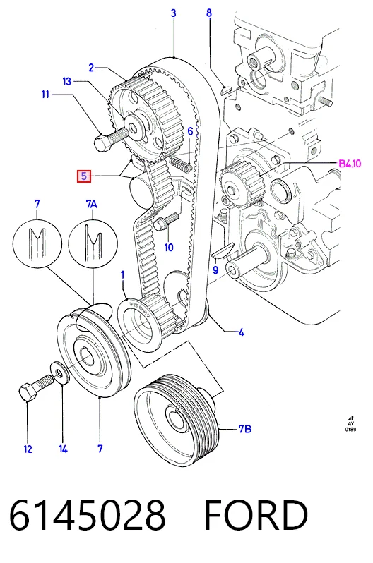 Tensor correa distribución 48010070501AE Chery