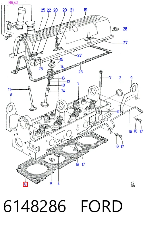 Comprar Junta de culata Ford Sierra I GBC