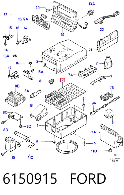 Comprar Caja de fusibles Ford Orion II AFF a bajo precio