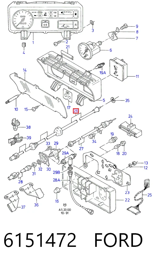Cable del velocímetro Sierra  hatchback (1982-1987) original desde 20,48 €