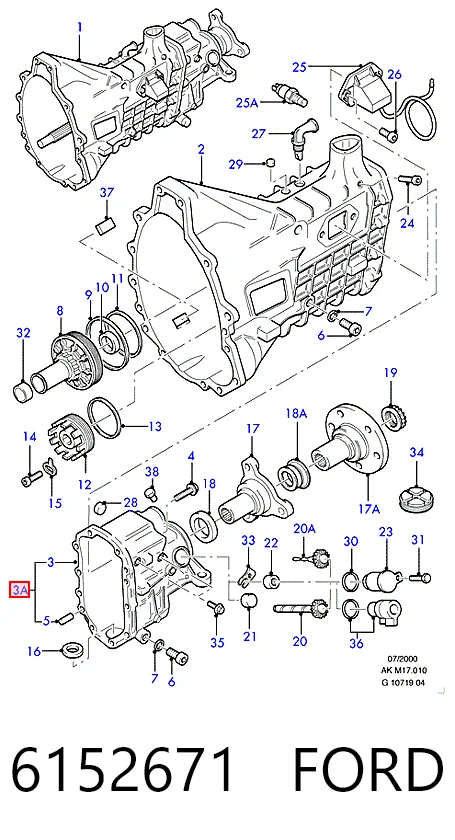 Caja de cambios manual Ford Sierra  familiar comprar en España