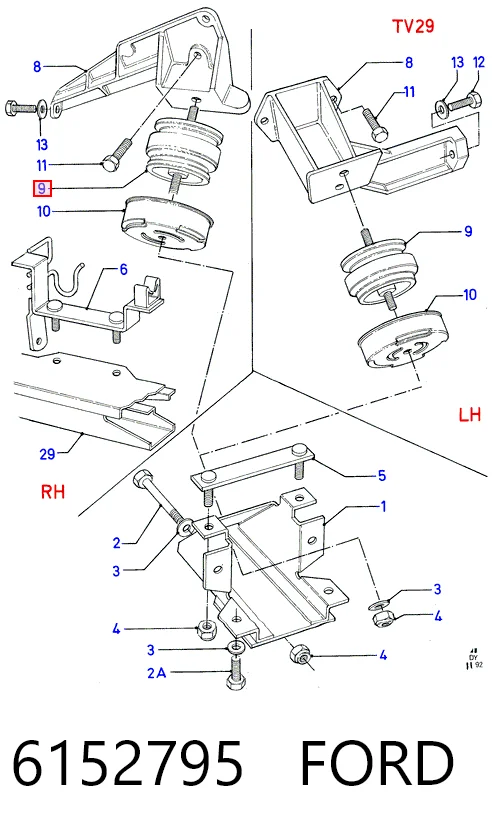 Soporte izquierdo del motor JP Group B733 precio, desde 21,86 EUR