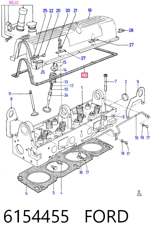 Comprar Junta tapa de balancines Ford Transit III V