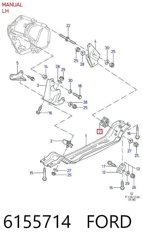 Soportes de motor trasero Ford Orion II desde 23,17 €