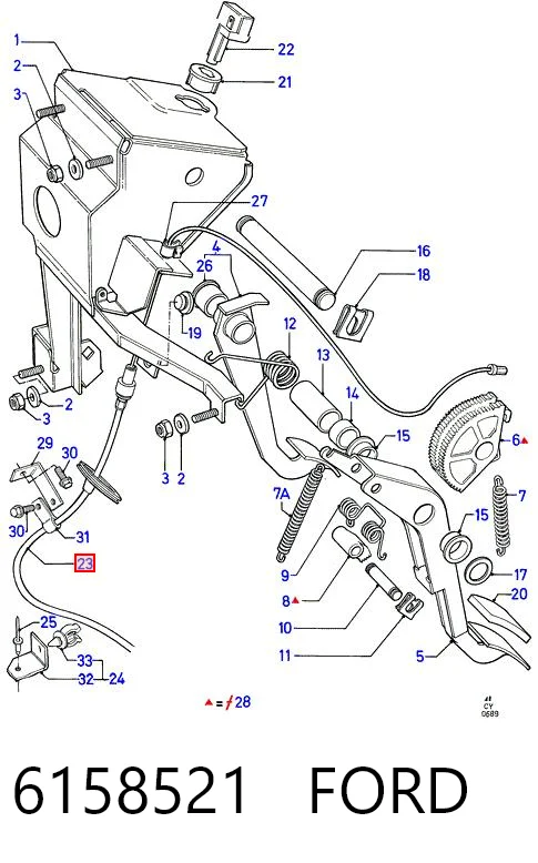 Cable de embrague Ford Transit  desde 23,55 €