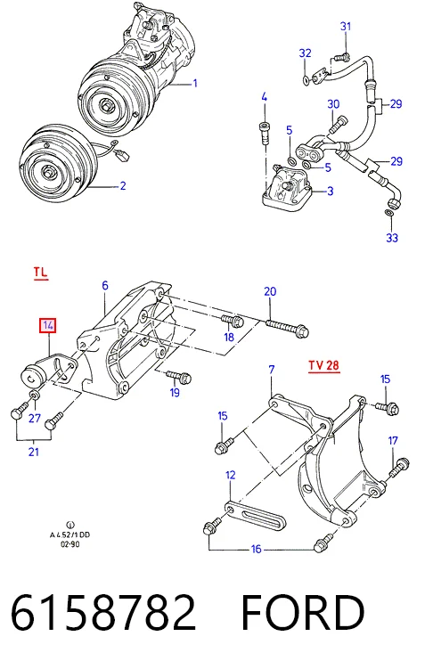 Precio del repuesto Rodillo tensor Sierra  hatchback
