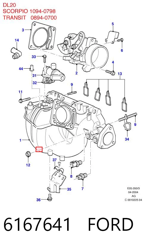 Comprar Regulador de presión de combustible en el riel de inyectores Ford Transit  V184/5 a bajo precio