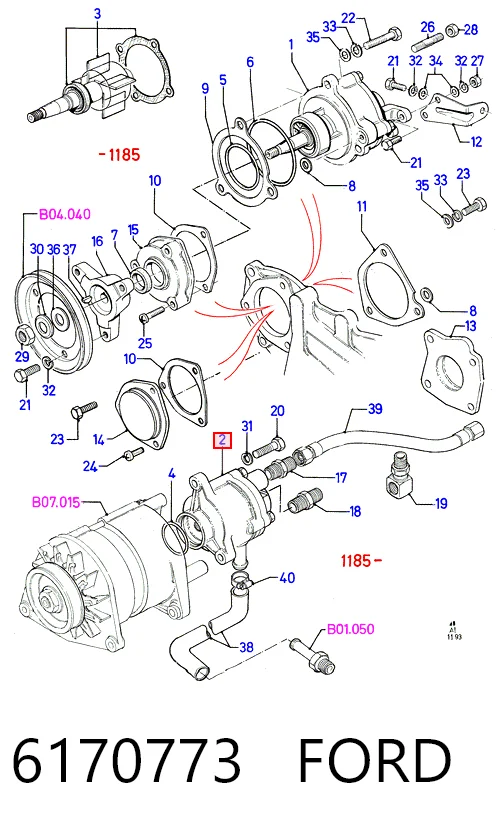Depresor de freno  Ford Transit  (V)