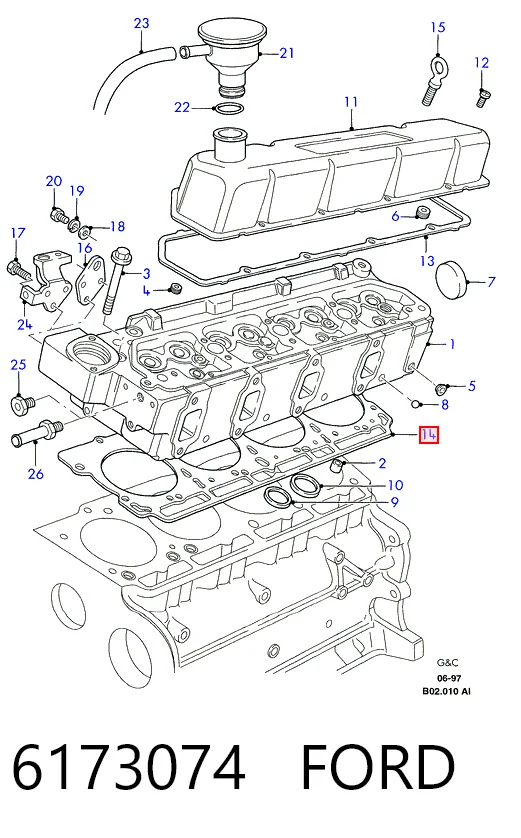Comprar Junta de culata Ford Transit III V