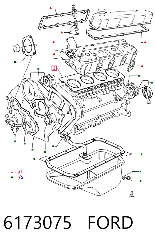  Junta de culata Ford Transit 3