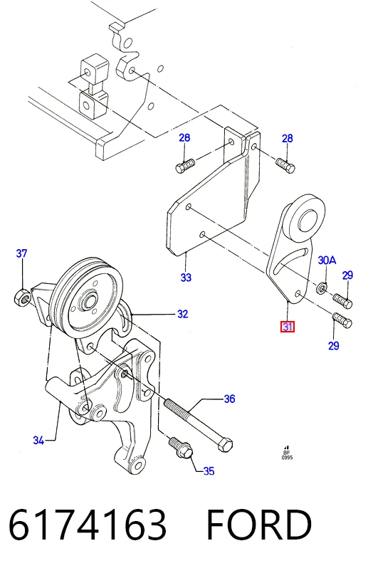 Rodillo tensor para Ford Transit  (V)