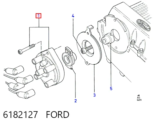 Tapa de delco Ford Transit  (E)