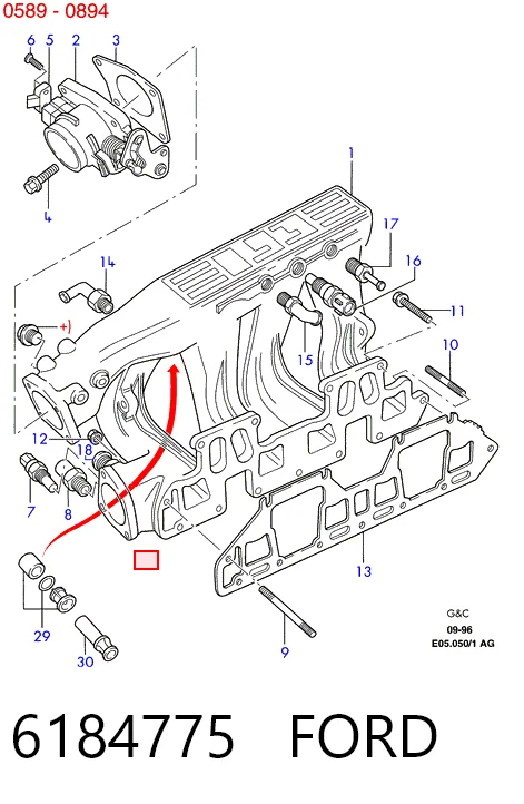 Regulador de presión de combustible Ford Transit V furgoneta (V184/5) (2000 - 2006) precio, desde 58,99 EUR