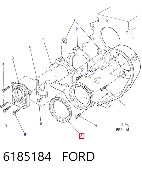 Retén de cigüeñal frontal Glaser P7628501 precio, desde 12,01 EUR