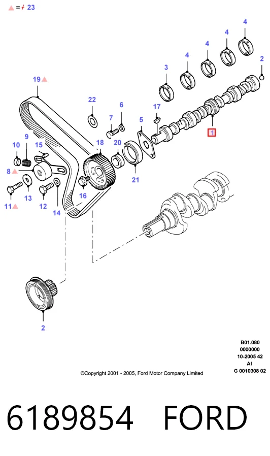 Kit árbol de levas para Ford Transit III V