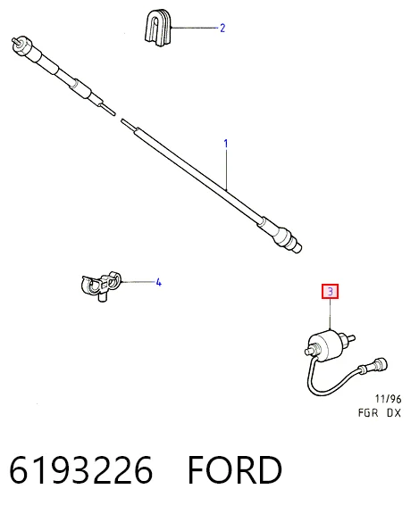 Captador de velocidad para Ford Escort VII ALL