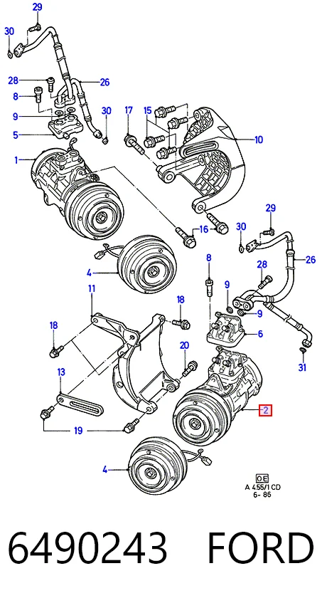 Compresor de ac Sierra  hatchback (1982-1987) original desde 103,09 €