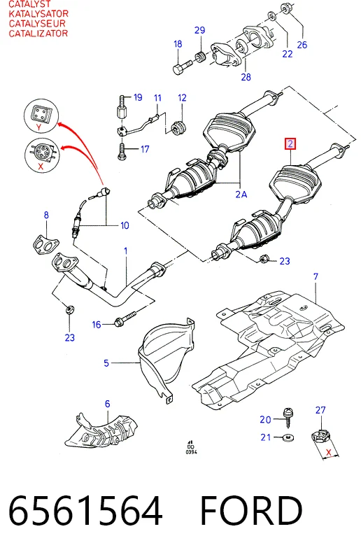 Comprar Catalizador Ford Sierra II BNG
