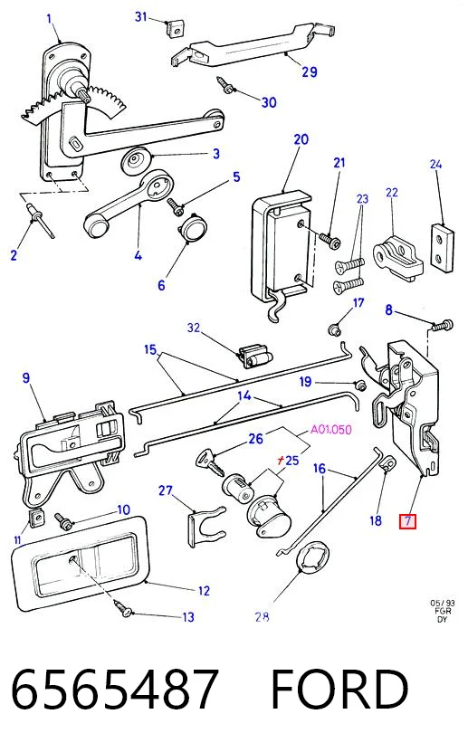 Comprar Cerradura Ford Transit IV T