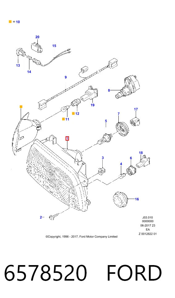 Comprar Faro derecho Ford Escort V GAL