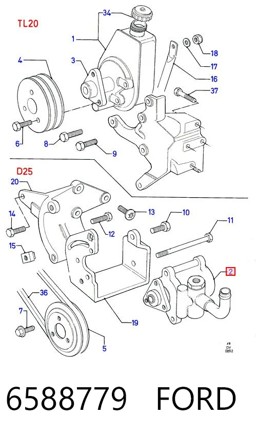 Bomba de dirección asistida  Ford Transit IV bus (E) (1991 - 1994) precio, desde 95,92 EUR