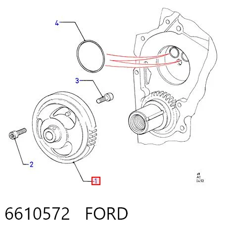 6610572 Ford Bomba de aceite