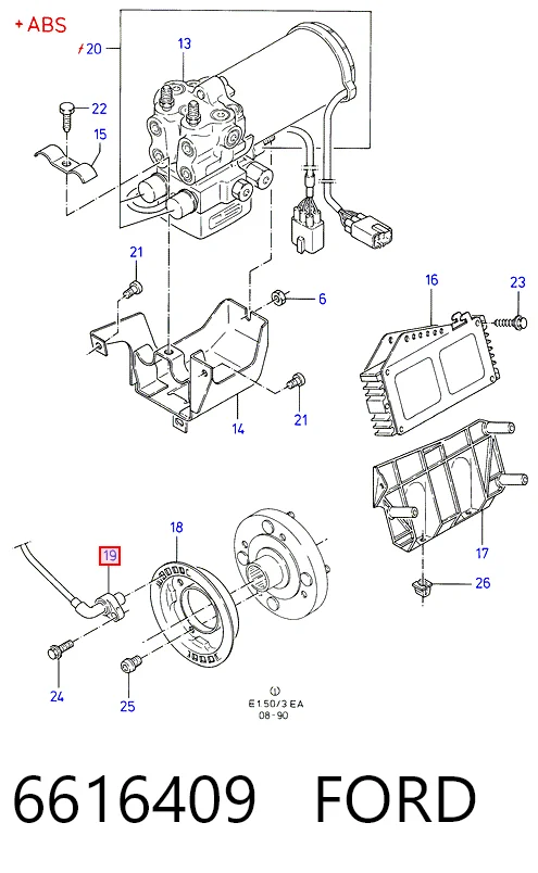 Comprar Sensor ABS delantero Ford Escort VI GAL a bajo precio