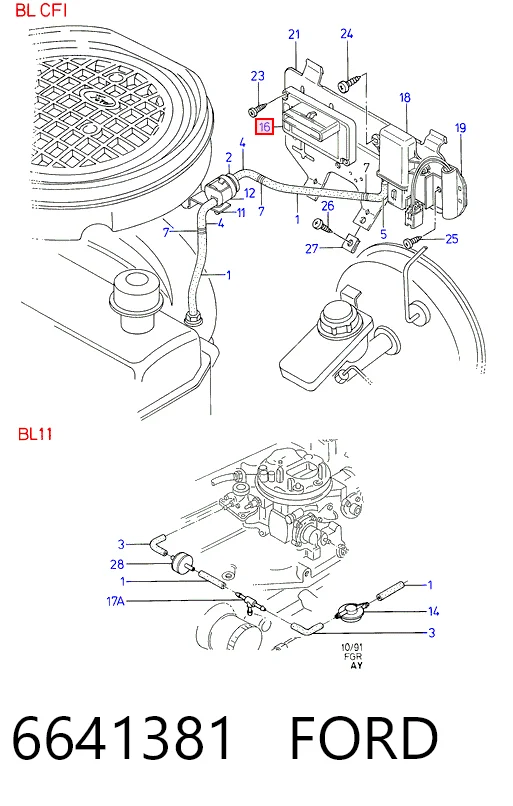Modulo encendido Ford Fiesta IV (1996-2002)