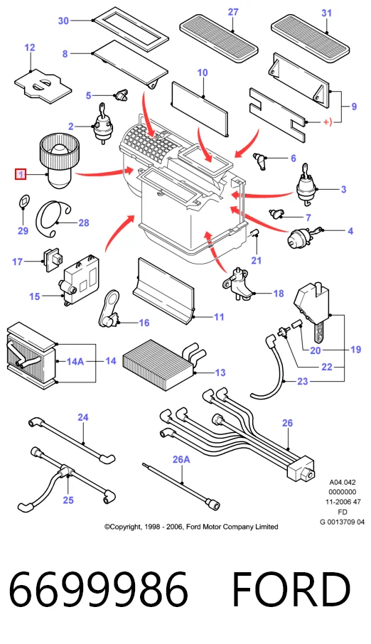 Comprar Ventilador habitáculo Ford Mondeo I GBP