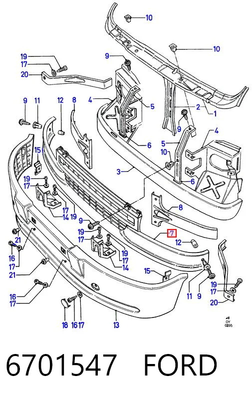 Calandra Ford Transit  (1991-1994)