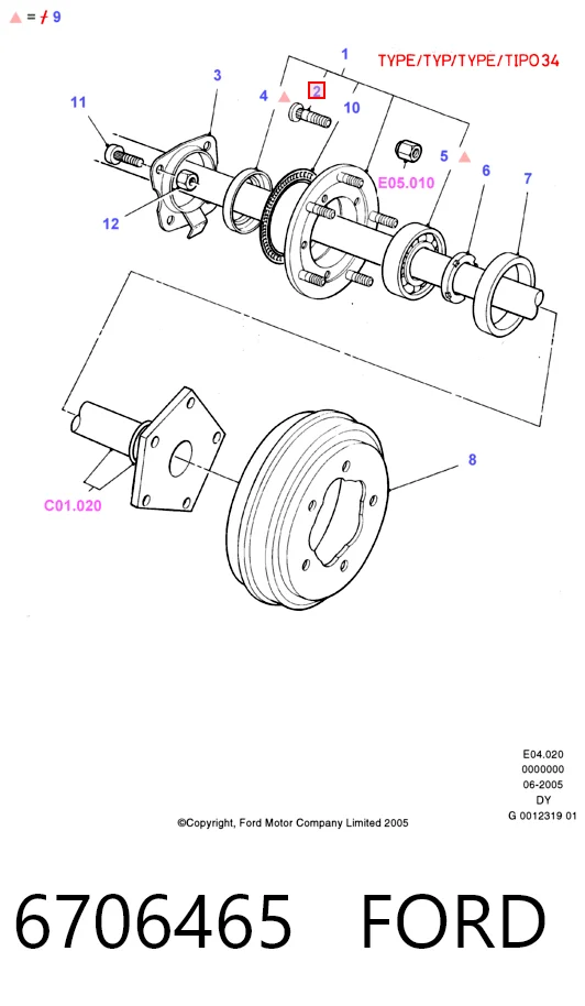 6706465 Ford
