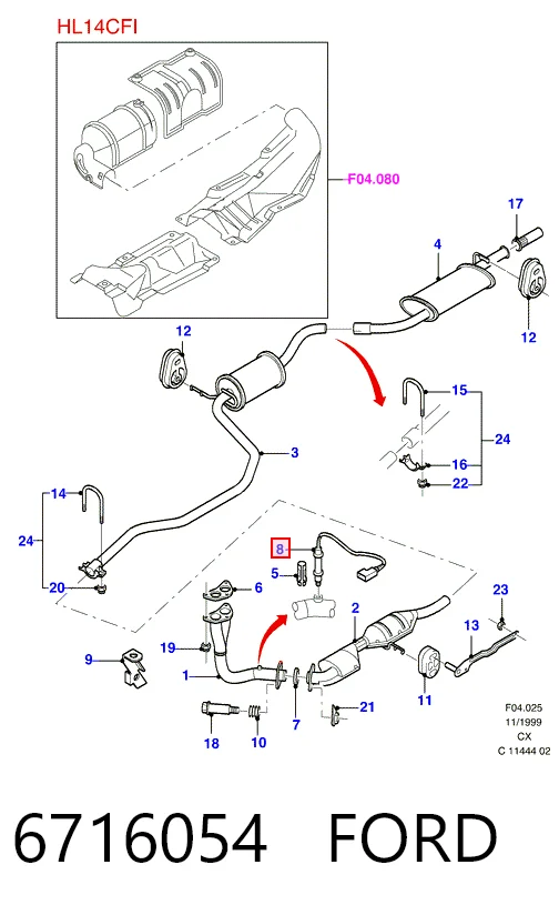 Sensor de oxígeno Ford Escort VI hatchback comprar en España