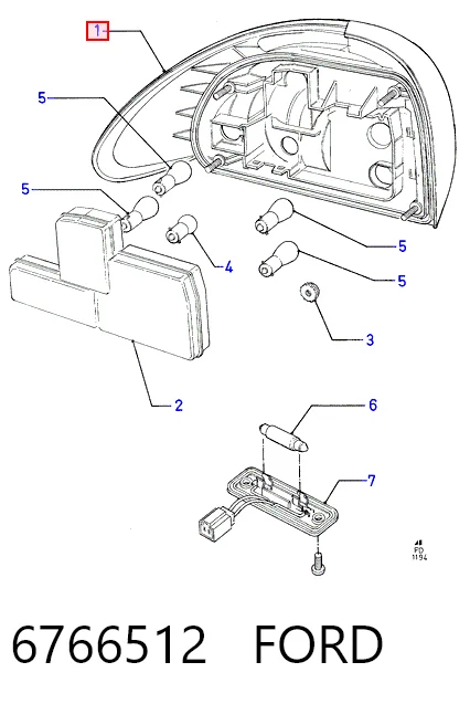  para Ford Mondeo I (GBP)