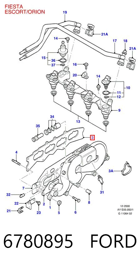 Comprar Junta del colector de admisión Ford Ranger  EQ a bajo precio