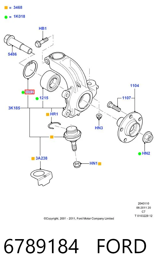 6789184 Ford