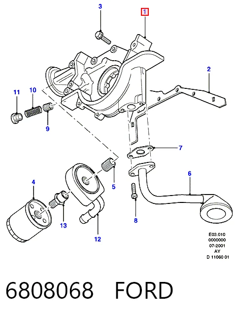 Bomba de aceite Ford Mondeo I (1993-1996)