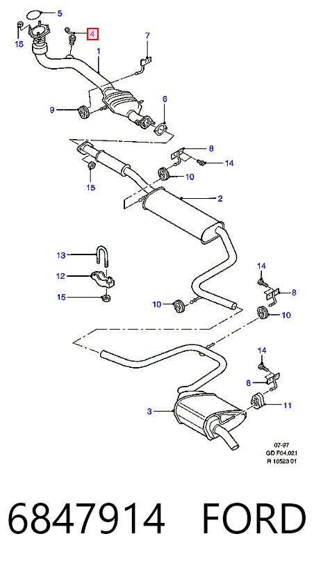 Sensor de oxígeno previo al catalizador 239 NGK