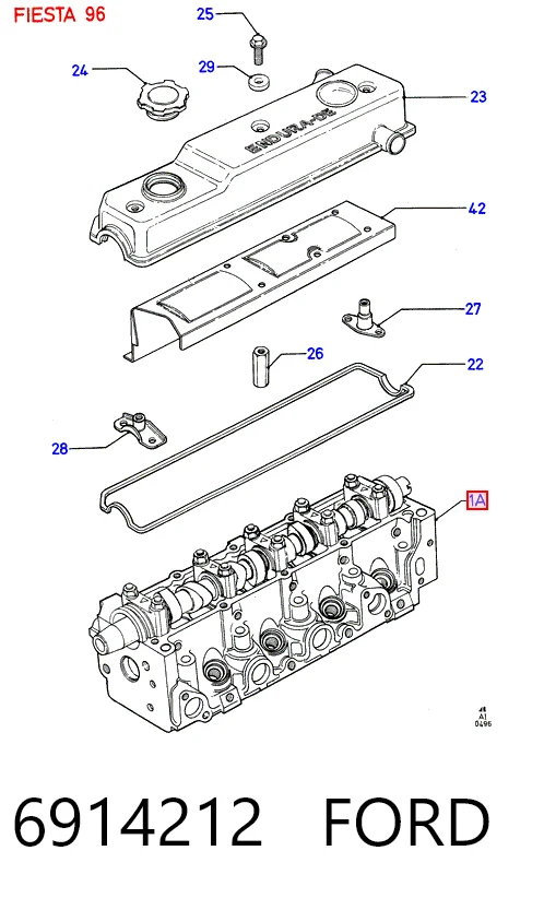 Cabeza del motor para Ford Mondeo I GBP